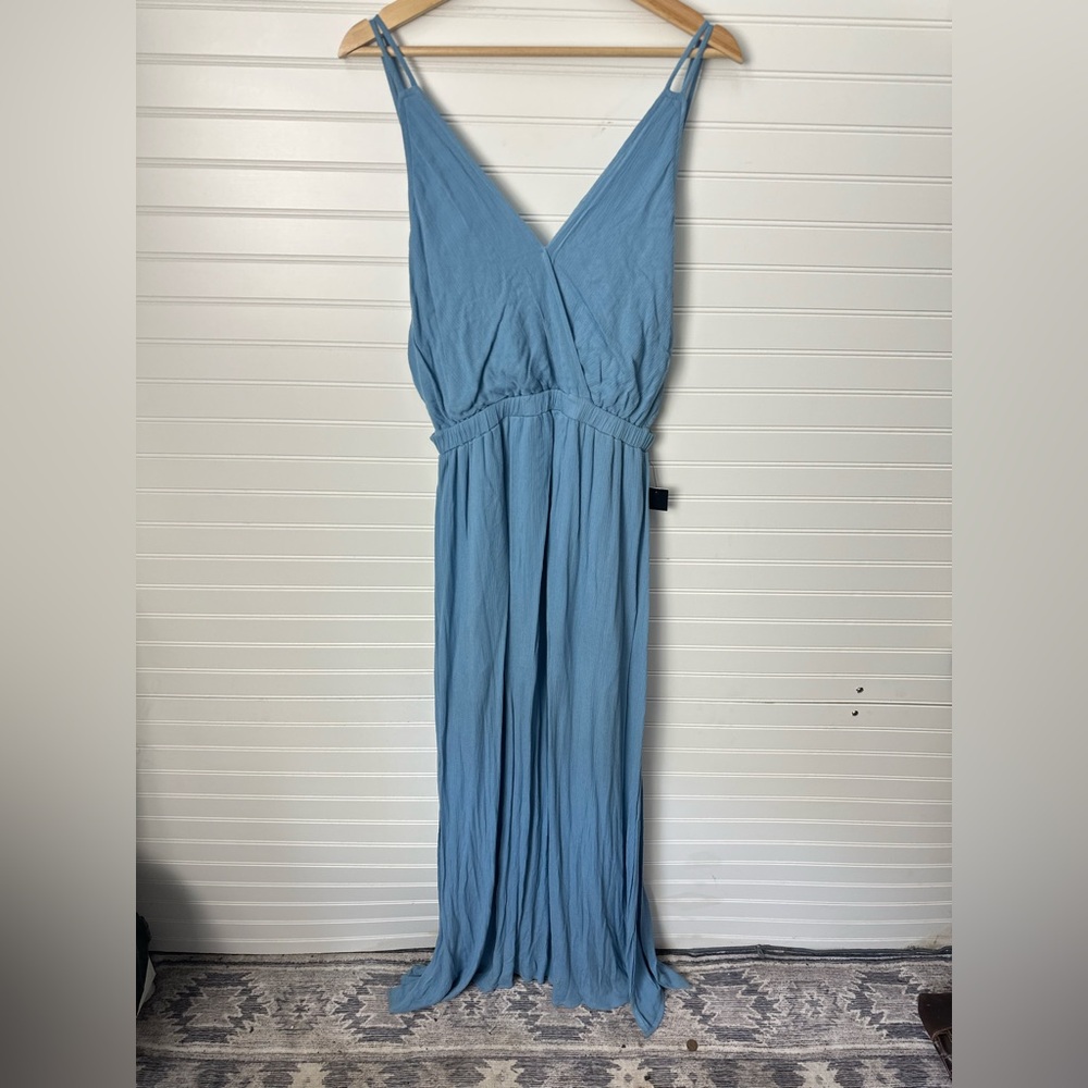Lulus Lost in Paradise Slate Blue Maxi Dress - Picture 6 of 8